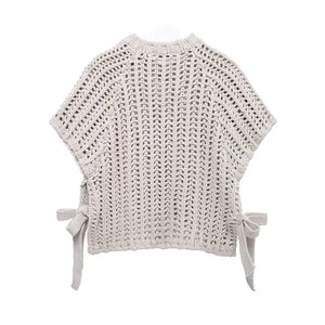 Pull en Maille Ajourée pour Femme