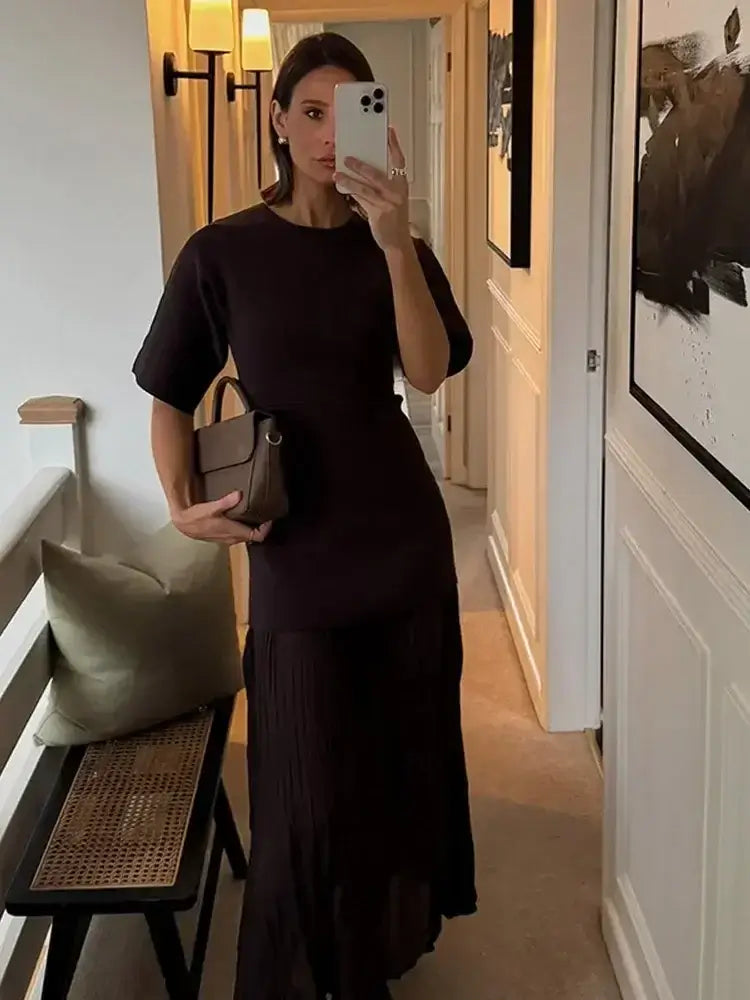 Robe en Maille Élégante pour Femmes