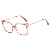 Lunettes Oversize Élégantes à Motif Léopard
