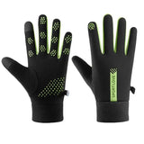 Gants Cyclisme Hiver Femme Thermiques Imperméables et Coupe-Vent Polyester