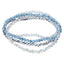 Pulsera de cuentas de cristal multicapa Bijoux Élégance: elegancia única para cualquier ocasión.