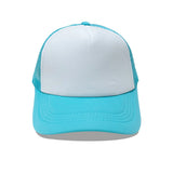 Casquette trucker maille grise unie, vue de face