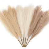 Lot de 6 Fleurs Artificielles Pampas en Soie pour Décoration Table