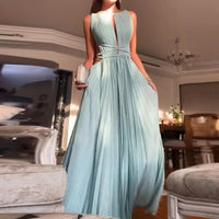 Robe de Plage Sexy à Dos Nu avec Découpes