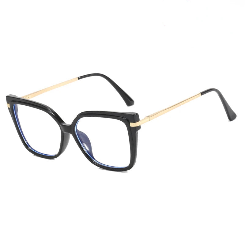 Lunettes Oversize Élégantes à Motif Léopard
