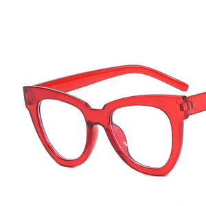 Lunettes pour femmes monture œil de chat surdimensionnées