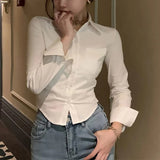 Blouse Élégante Blanche pour Femme