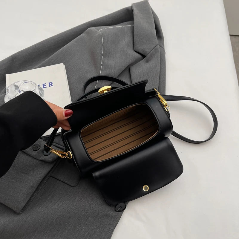 Mini Sac à Bandoulière Carré Simple pour Femmes