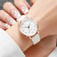 Montre Femme Quartz Bracelet Cuir Élégante & Minimaliste
