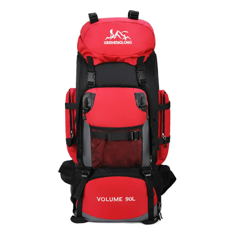 Mochila impermeable de gran capacidad de 90 L para aventureros al