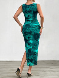 Robe Femme Printemps Été Style Amincissant sans Manches