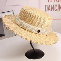 Chapeau Canotier en Paille pour Femme - Élégance et Protection Solaire