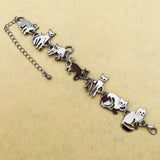 Bracelet Vintage avec Médailles Religieuses et Croix