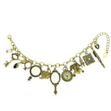 Bracelet Vintage avec Médailles Religieuses et Croix