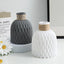 Vase Décoratif Imitation Porcelaine en Plastique Style Moderne