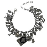 Bracelet Vintage avec Médailles Religieuses et Croix