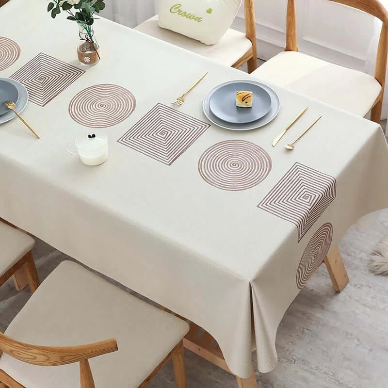 Nordic Style Stain Resistant Tablecloths