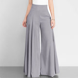 Pantalon Large Taille Haute Élégant pour Femme