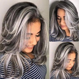 Perruque Longue Ondulée Élégante pour Femme