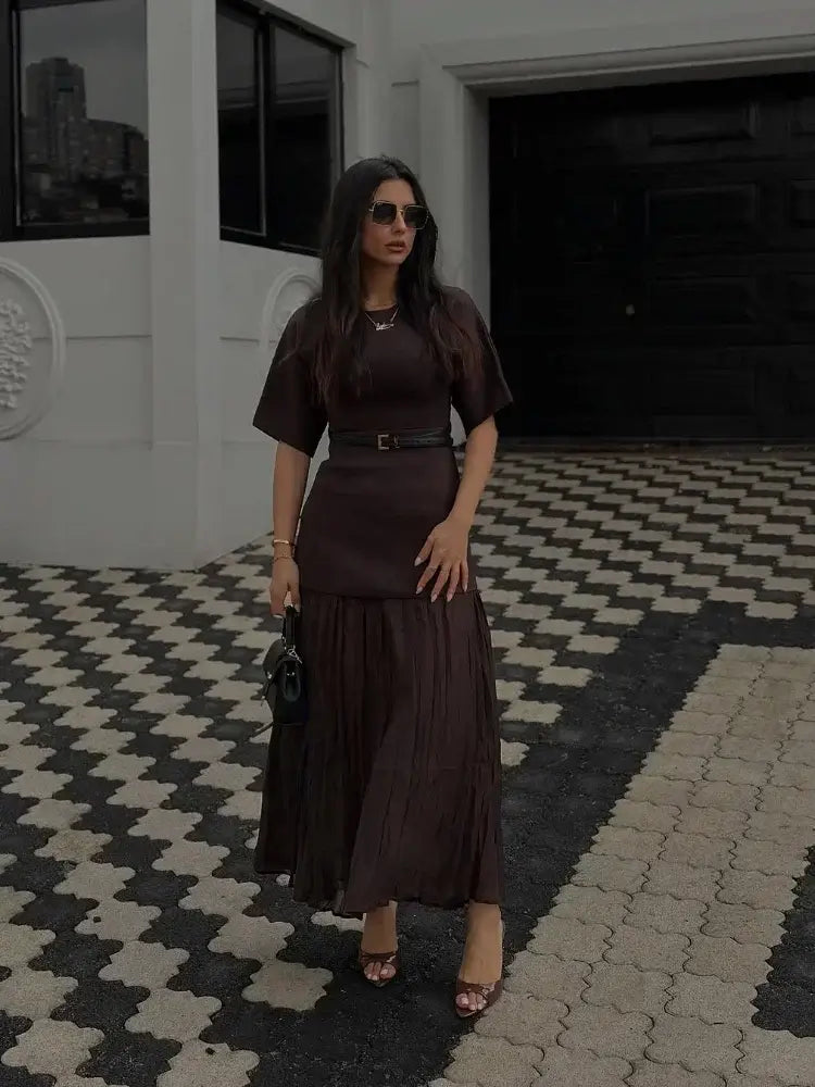 Robe en Maille Élégante pour Femmes