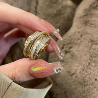 Bague Élégante en Argent avec Zircon