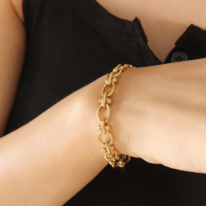 Elegant Stainless Steel Bracelet for Women
