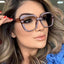 Gafas extragrandes de moda multicolor.