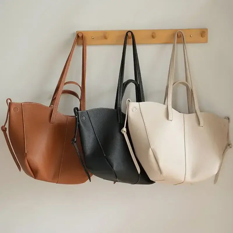 Sac en cuir élégant avec grande capacité