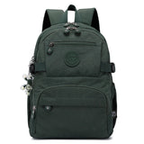 Women's Waterproof Nylon Backpack Minimalist Style with Adjustable Straps