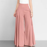 Pantalon Large Taille Haute Élégant pour Femme