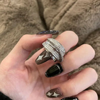 Bague Élégante en Argent avec Zircon