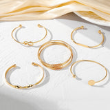 Bracelets en métal torsadé