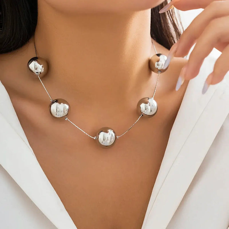 Gothic metal necklace