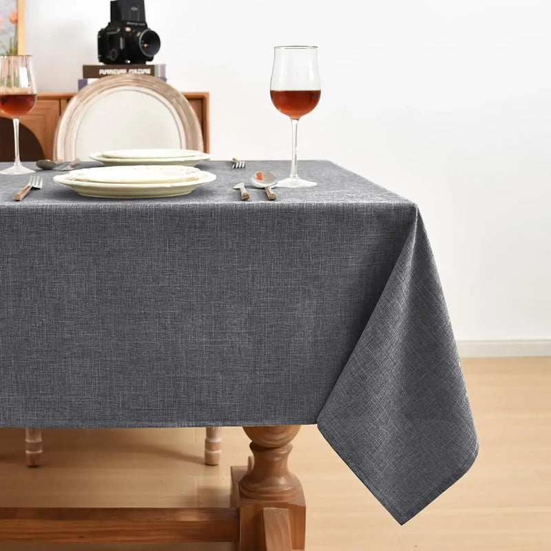 Rectangular Cotton Linen Tablecloth