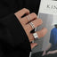 Juego de anillos ajustables de acero inoxidable.