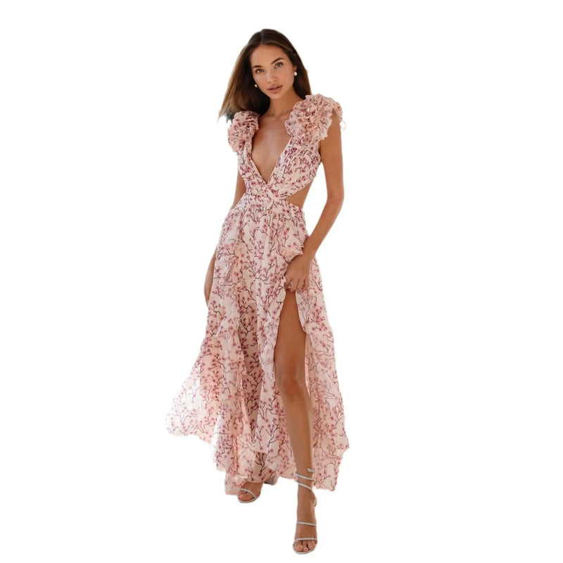Robe de Mariée en Dentelle avec Manches Longues