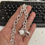 Bracelet en Argent Sterling 925 avec Charme Étoile