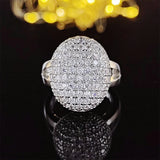 Bague Argenté pour Mariage et Fiançailles
