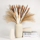Bouquet Fleurs Séchées Pampas Queue De Lièvre Décor Bohème Maison