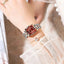 Montre Femme Luxe Rectangle Or & Acier – Élégance & Calendrier