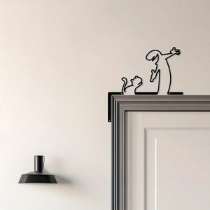 Placa de pared metálica YourBrand: protección duradera y elegante