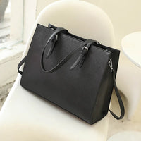 Roomy and Chic PU Leather Tote Bag