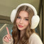 Cache-Oreilles Femme Hiver en Cachemire Style Mode Doux et Chaud Ajustable