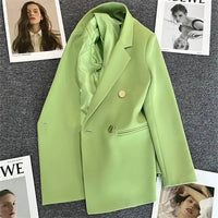 Blazers Femmes Printemps Casual Mode Bureau
