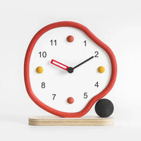 Horloge de table rétro créative
