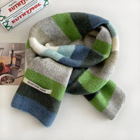 Colorful striped scarf for men and women