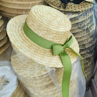 Chapeau Canotier en Paille pour Femme - Élégance et Protection Solaire