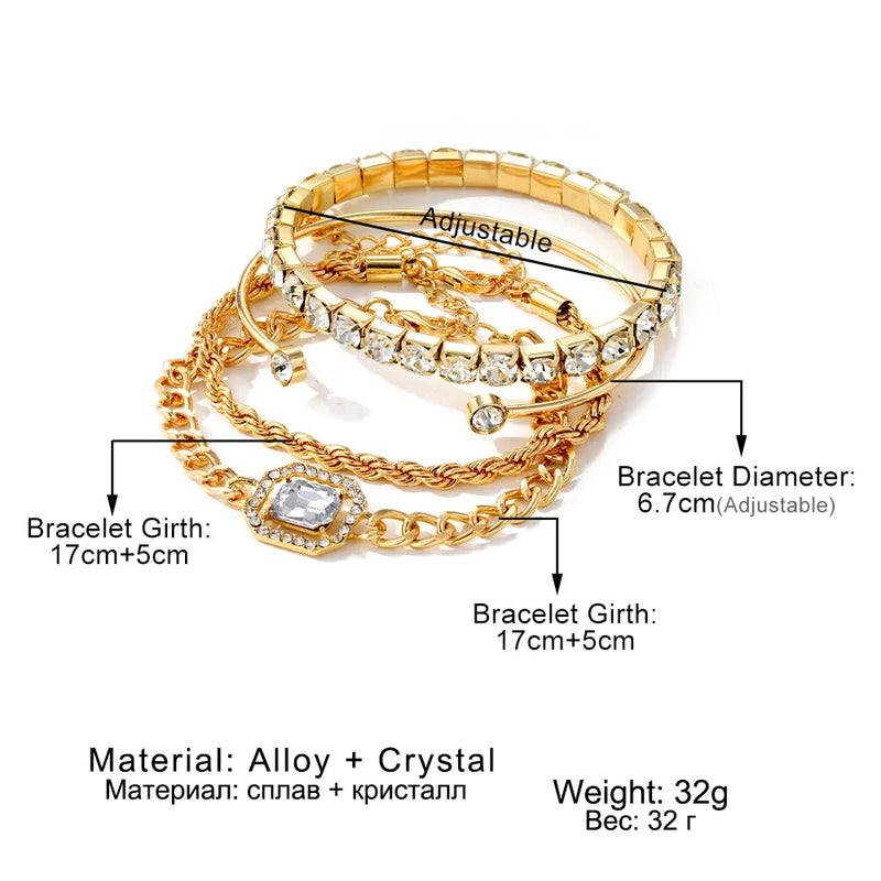 Elegant Bracelet Set for Women