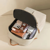 Women's Waterproof Oxford Backpack Modern Style with Laptop Compartment