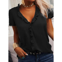 Blouse élégante en bleu clair pour femme